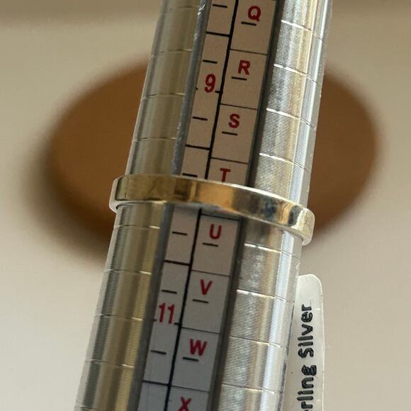 Blue Purple Dahlia Turquoise 925 Sterling Silver Square Ring Size 10 New - Picture 8 of 8